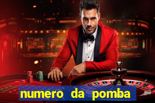 numero da pomba jogo do bicho